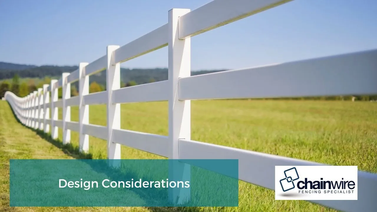 A boundary fence at a residential property in New South Wales