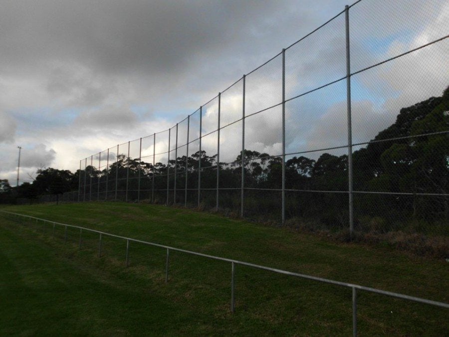 chainwire screen charlestown football field - Chainwire Fencing Newcastle