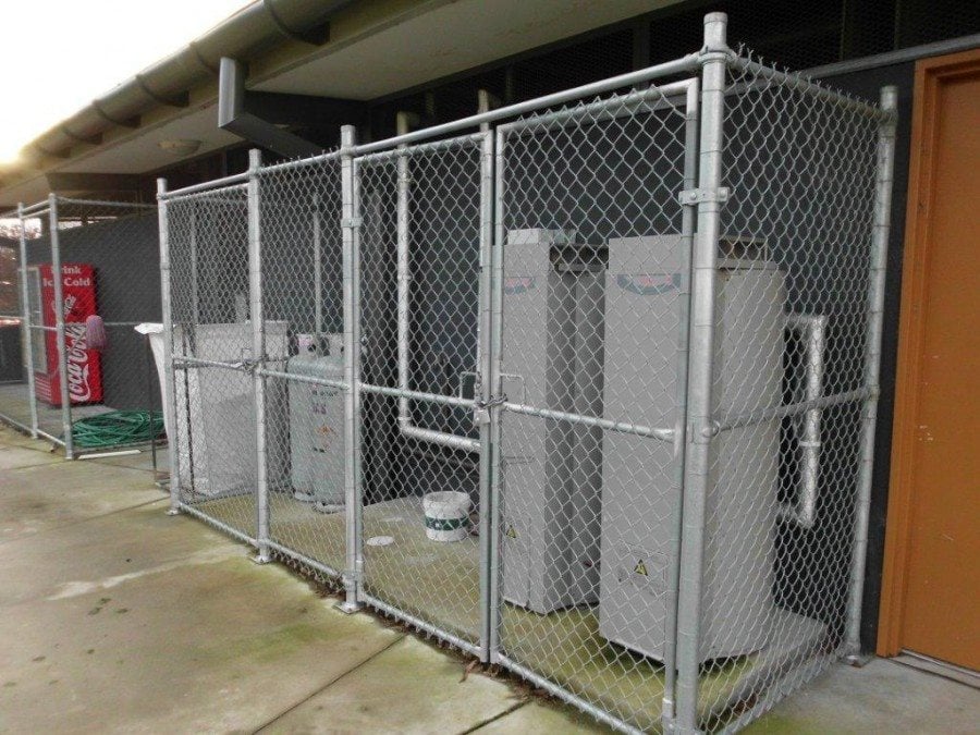 Secure chainwire fencing cage - Chainwire Fencing Newcastle