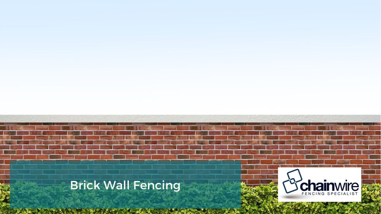 7 Different Types of Fencing - fencing Brick Wall Fencing