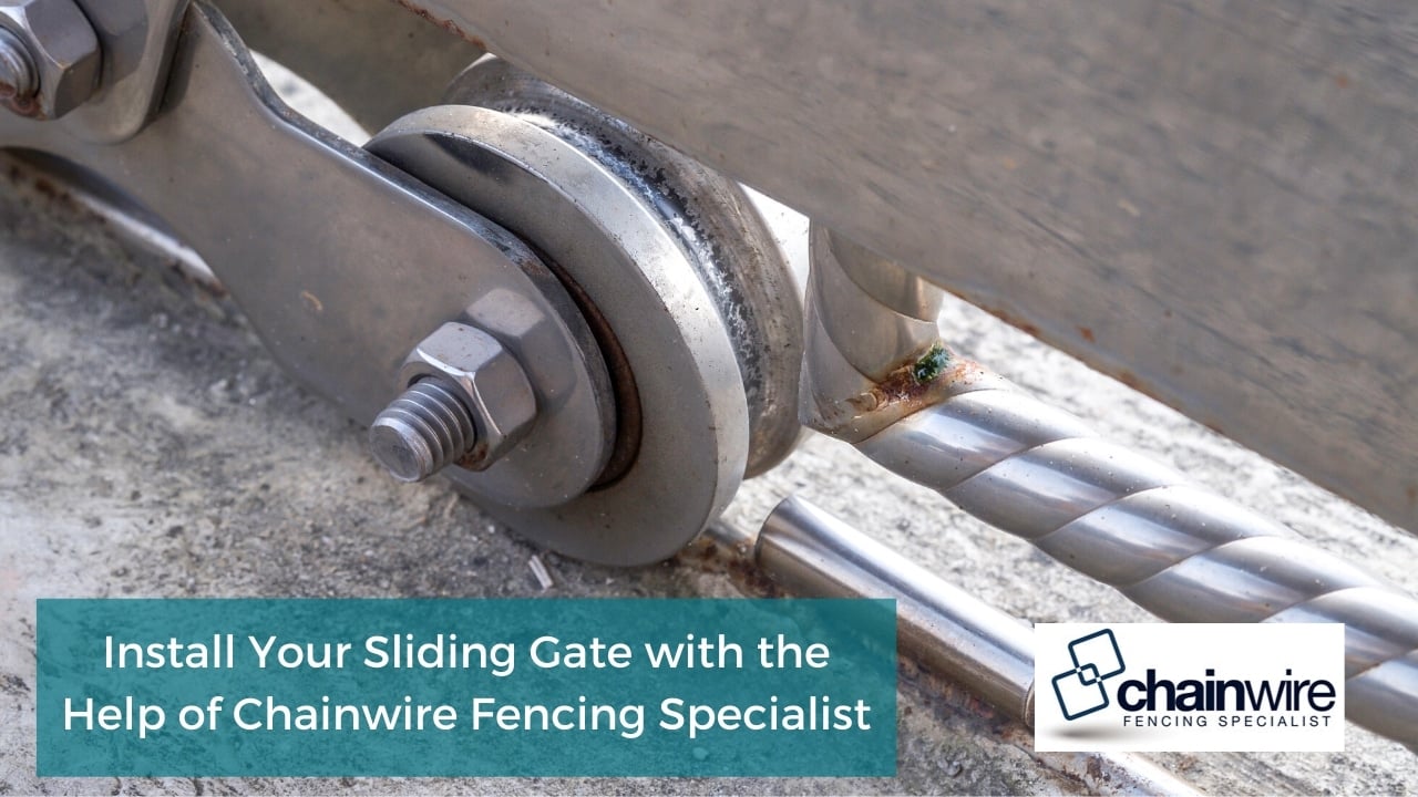 Advantages of a Sliding Gate - Sliding gate Install Your Sliding Gate with the Help of Chainwire Fencing Specialist
