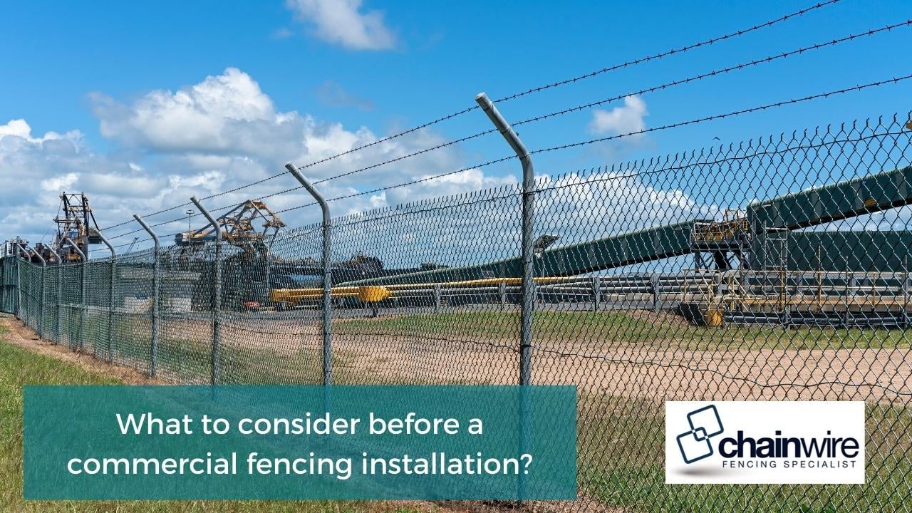 What to consider before a commercial fencing installation